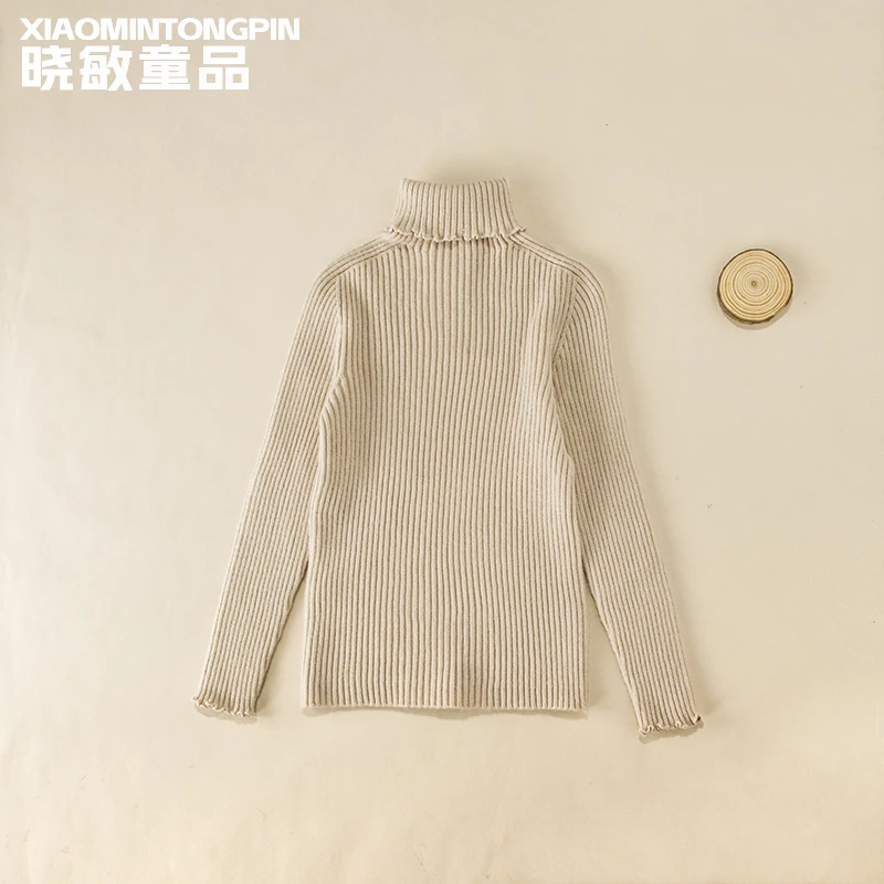 木耳边高领毛衣3C3253