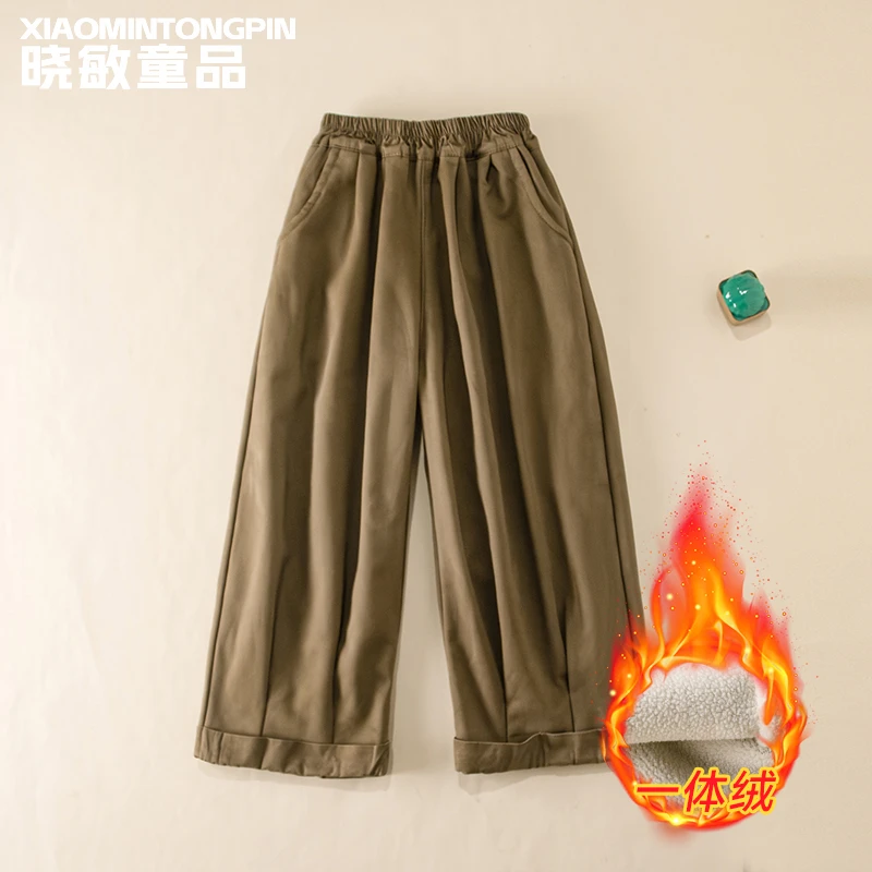 压褶翻脚休闲裤3C3245