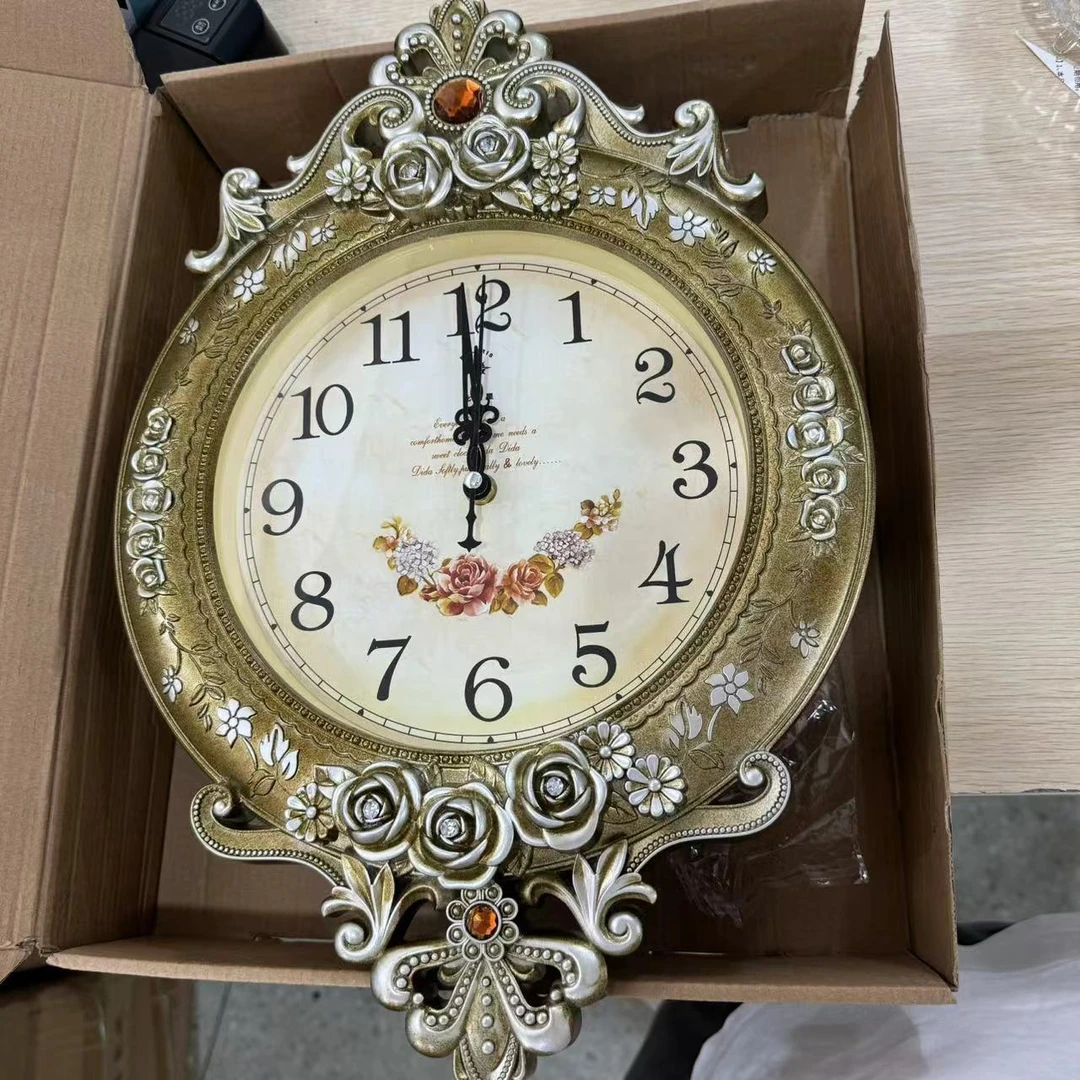 欧式客厅复古时钟时尚挂钟钟表