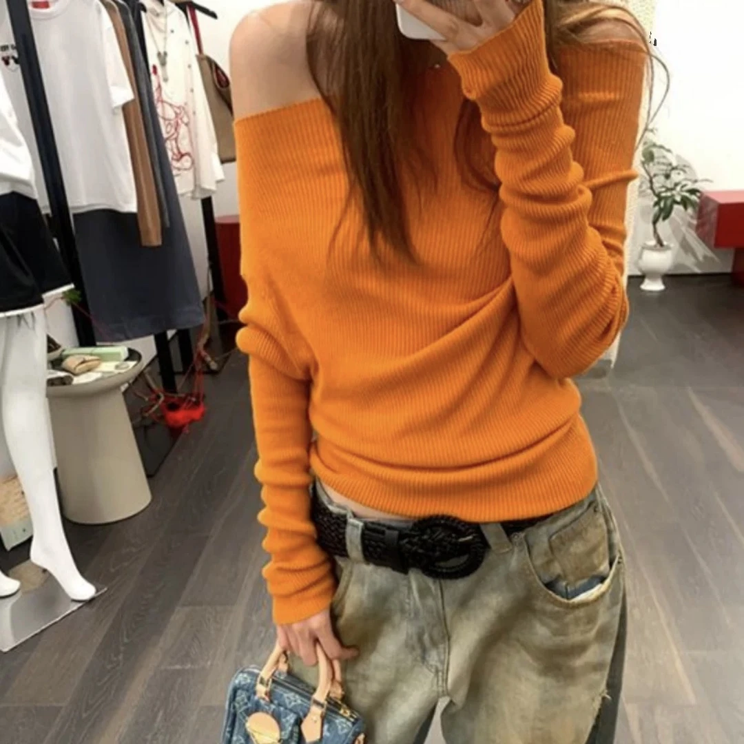 WINMIN色彩高材生 多种穿法年度挚爱轻软亲肤针织衫上衣女秋