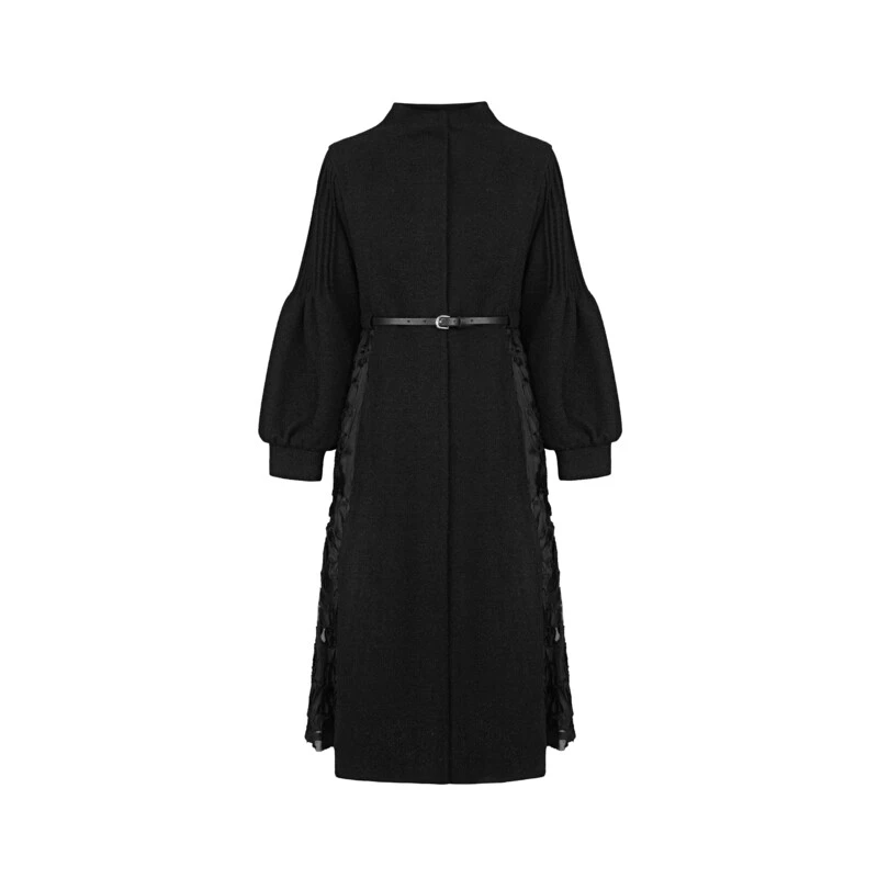 圣迪奥时尚气质显瘦百搭中长款羽绒服外套S234Z2451