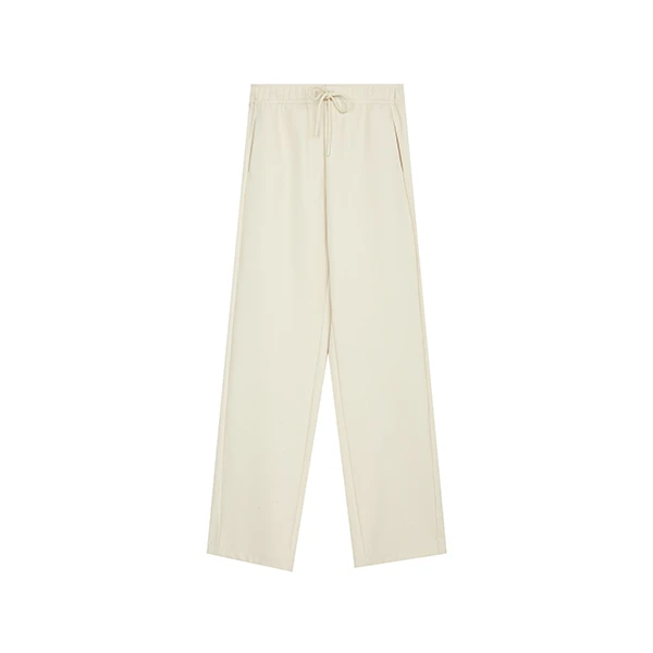 圣迪奥百搭抽绳宽松简约休闲裤子高腰长裤S233Z0834