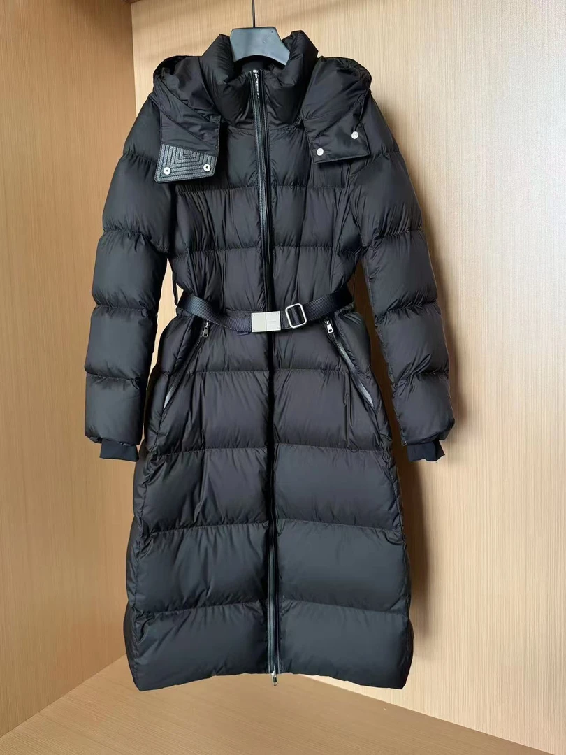 【四姐家】拼皮长款连帽外套 8378