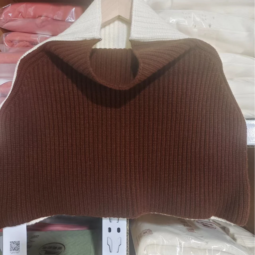 福利款拼色加厚围套