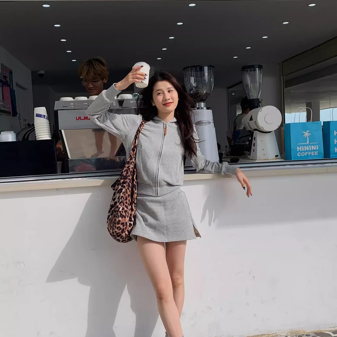 25年暑期福利【NO退NO换】开叉短裙裤套装