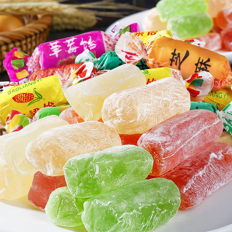 正宗山东特产高粱饴Q弹可拉丝软糖多种水果口味糖果年货零食批发