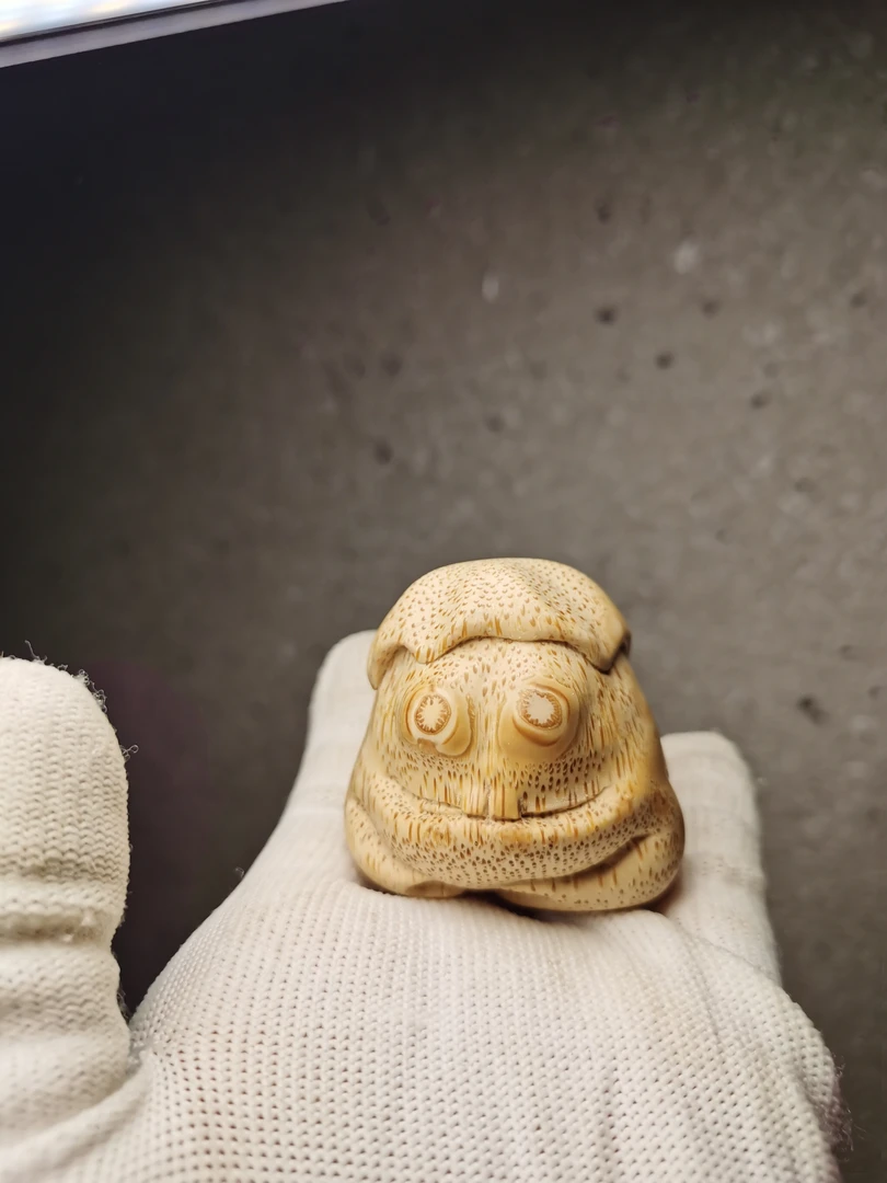 竹雕大门牙小可爱