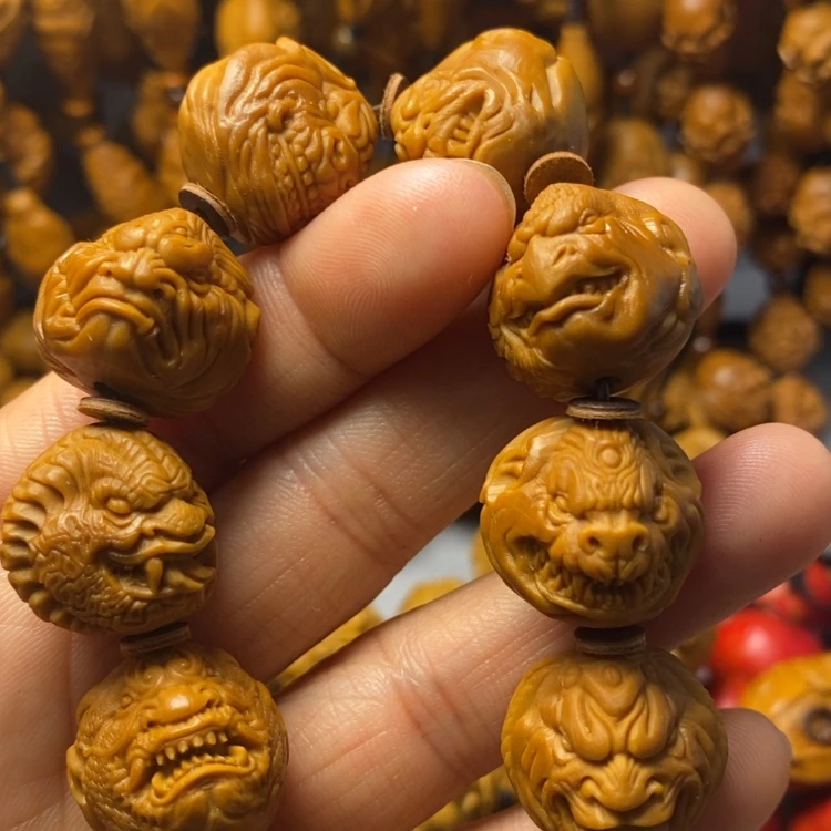 【闪购商品】橄榄核手串真*十二生肖恶僧