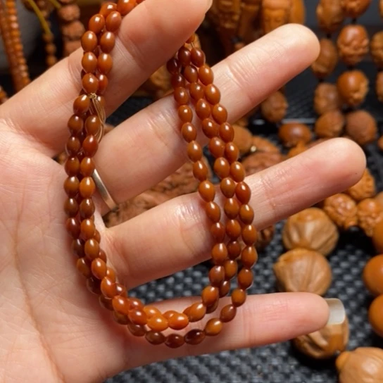 橄榄核吊坠大米珠