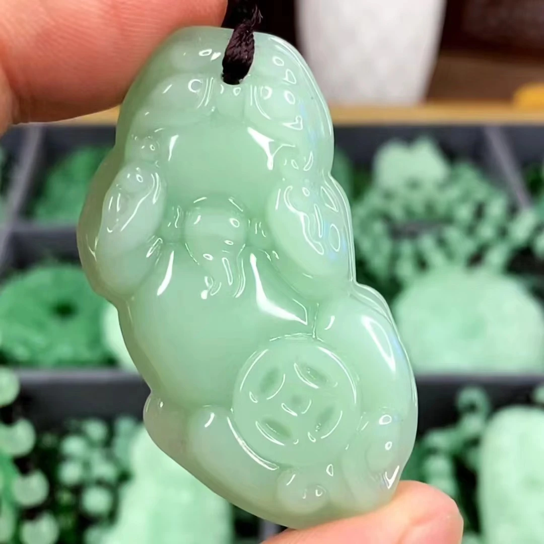 1.浅绿貔貅经典百搭情侣款