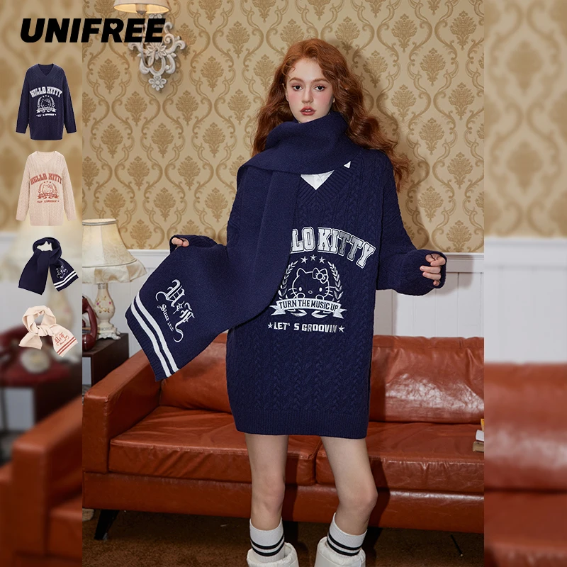 UNIFREE针织围巾U233W537B1K1