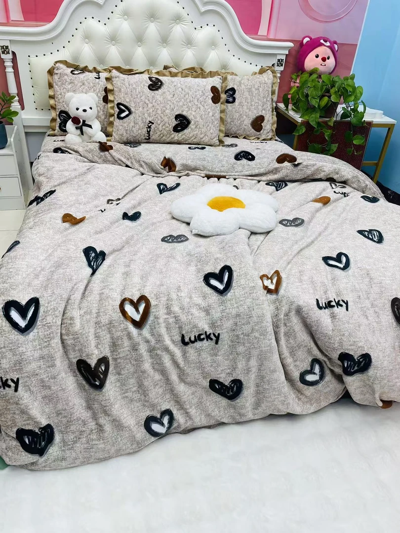 《宝宝绒加厚被套》爆款床盖同款宝宝绒被套