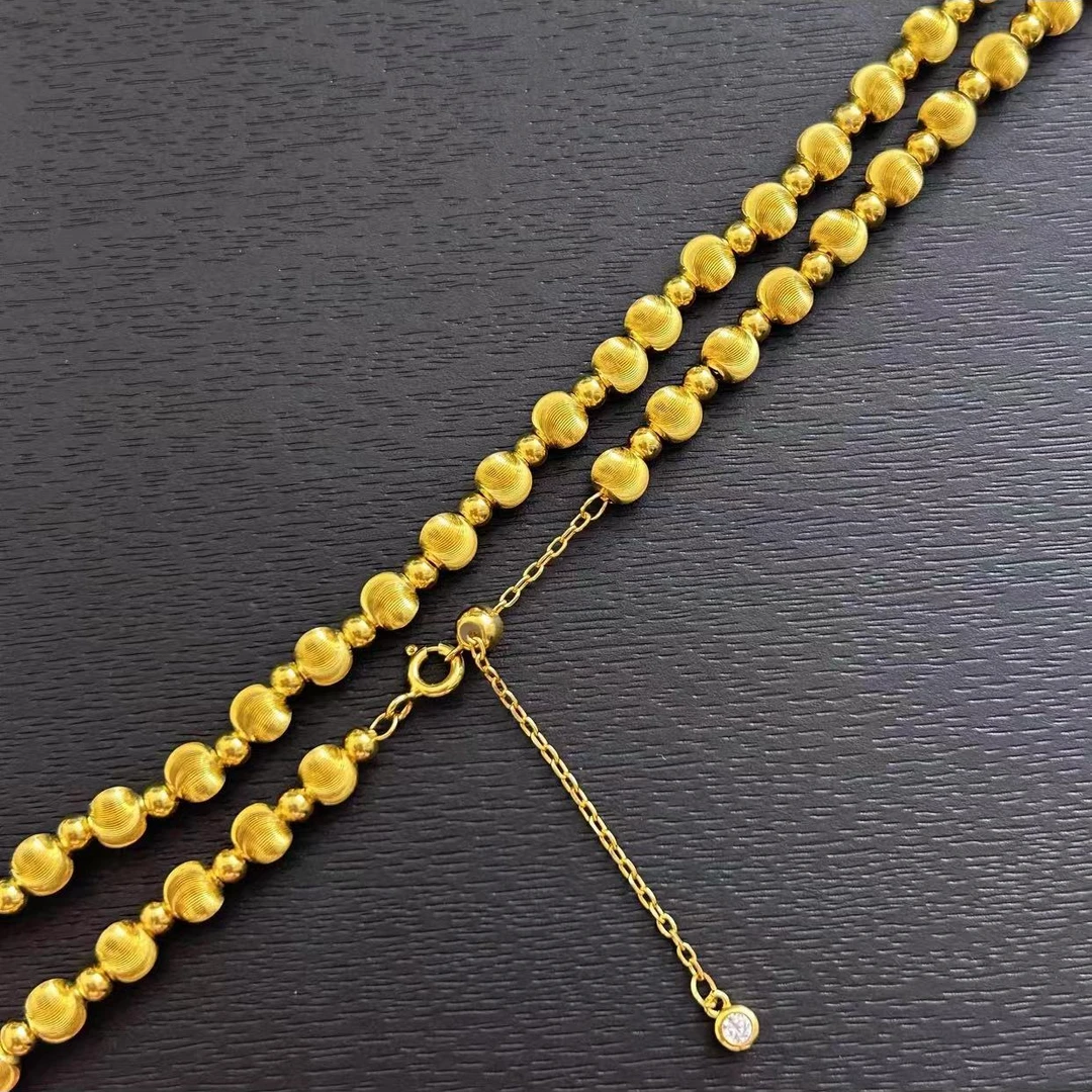 链子925银 【晓韵专享】925银猫眼抽拉项链 YXL053