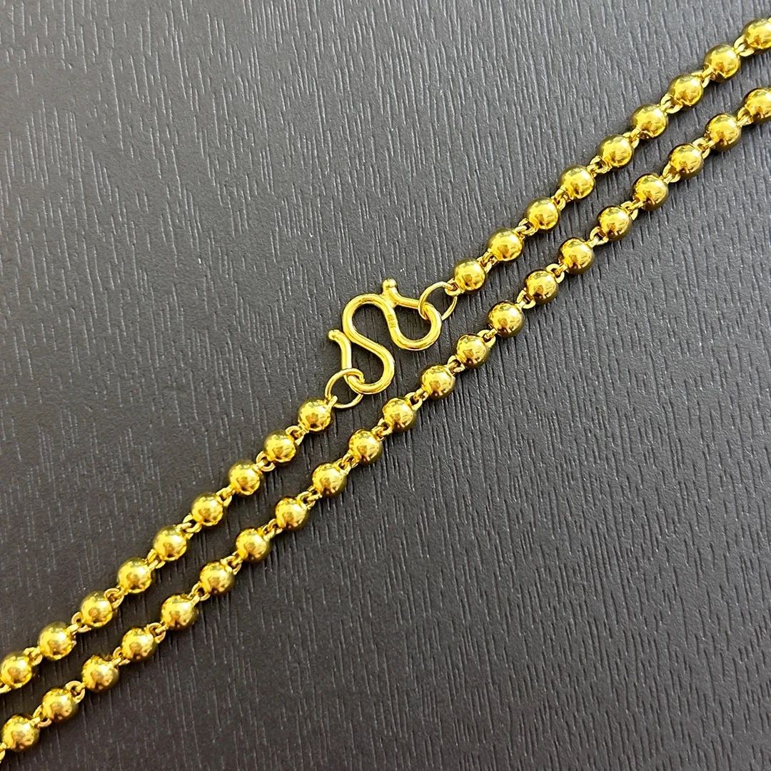 鸣钻国际 链子足银 【晓蕾专享】足银珠珠项链60长  YXL069