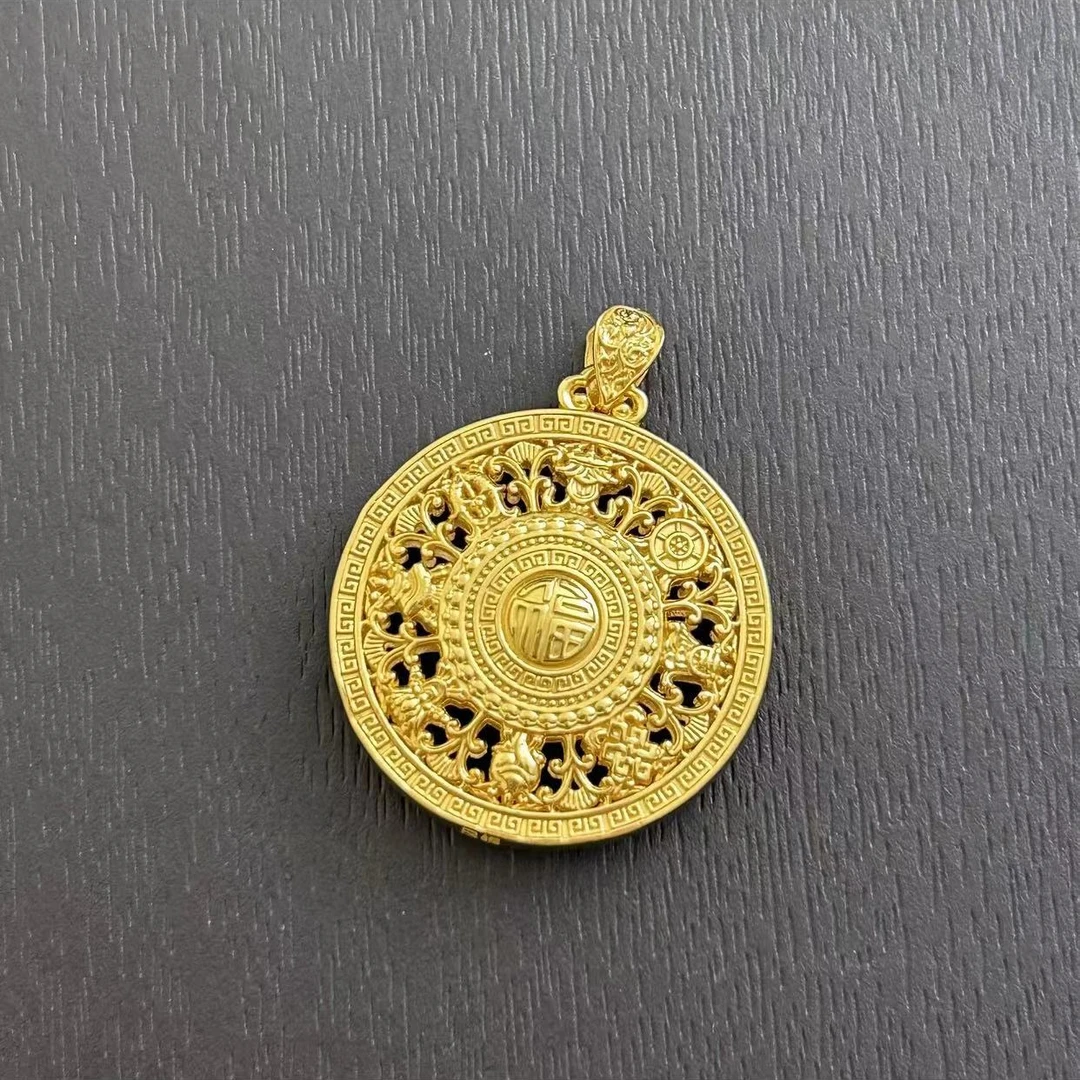 吊坠足银 【晓韵专享】足银八宝罗盘吊坠 YDZ689