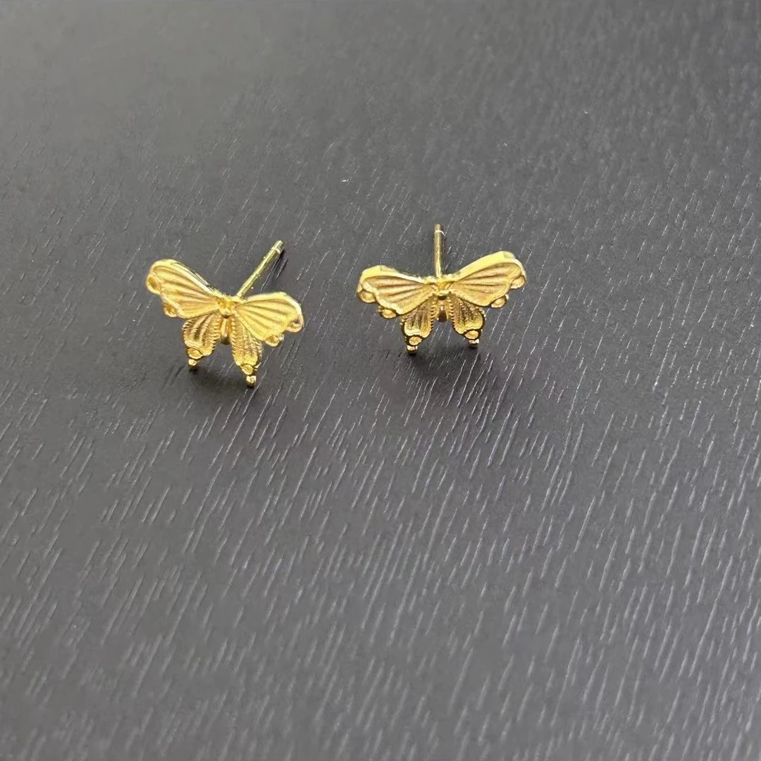 925银耳饰 【晓蕾专享】925银蝴蝶耳钉 YE769