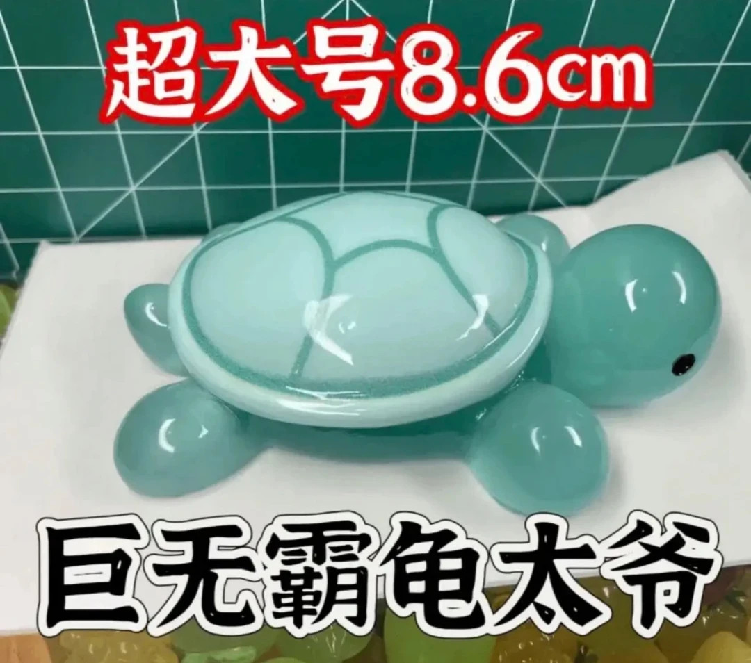 全妹同款超级巨无霸龟太爷约8.6厘米左右