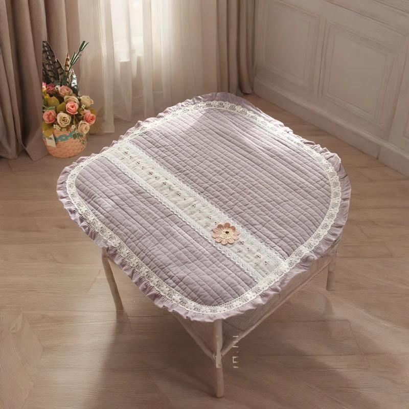 韩式纯棉布艺椅子垫四季通用全棉坐垫家用薄款餐椅垫子透气凳子垫