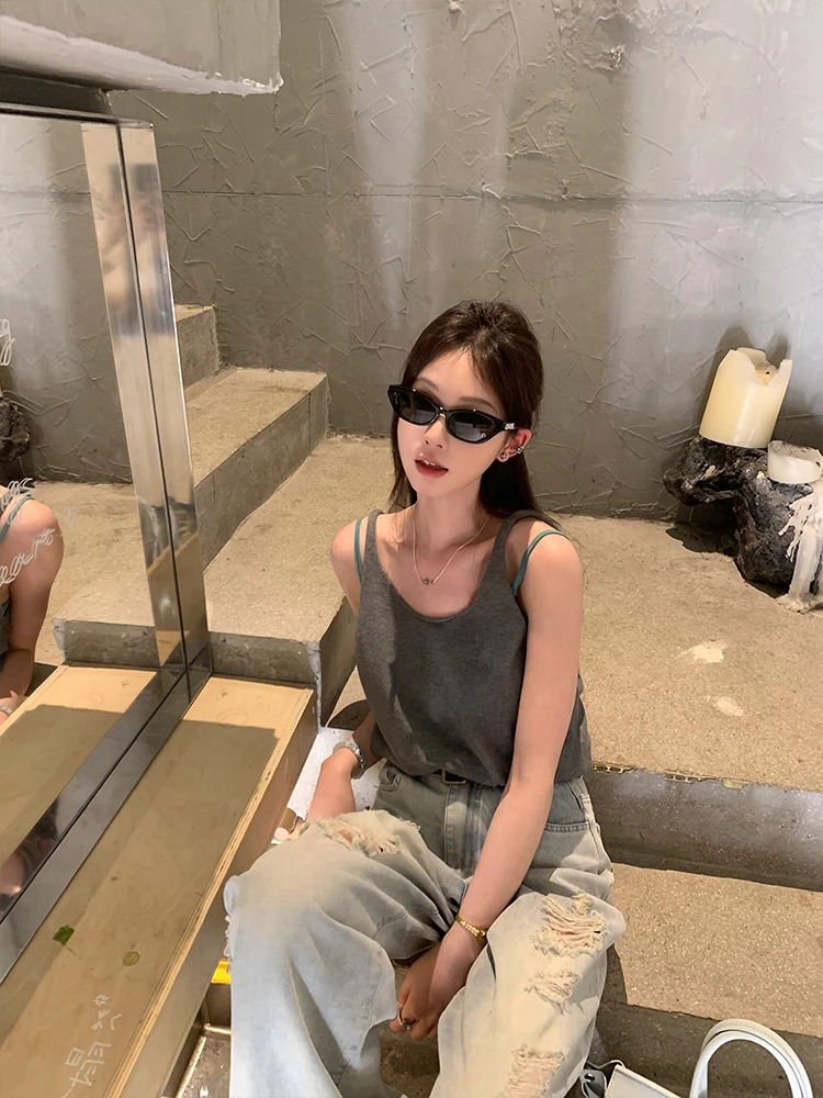 JUST SISSI 叠穿公式 春夏造型氛围感 内搭/叠穿时髦吊带