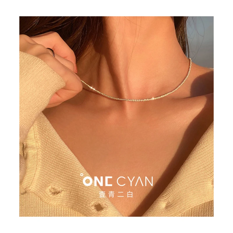 坠链均925银 《星河》星光熠熠气质锁骨链纯银项链