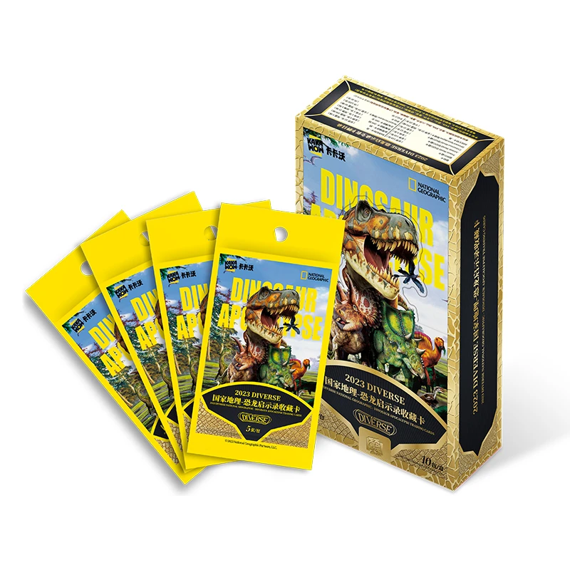 卡卡沃DIVERSE 「国家地理-恐龙启示录卡牌」【直播代拆】