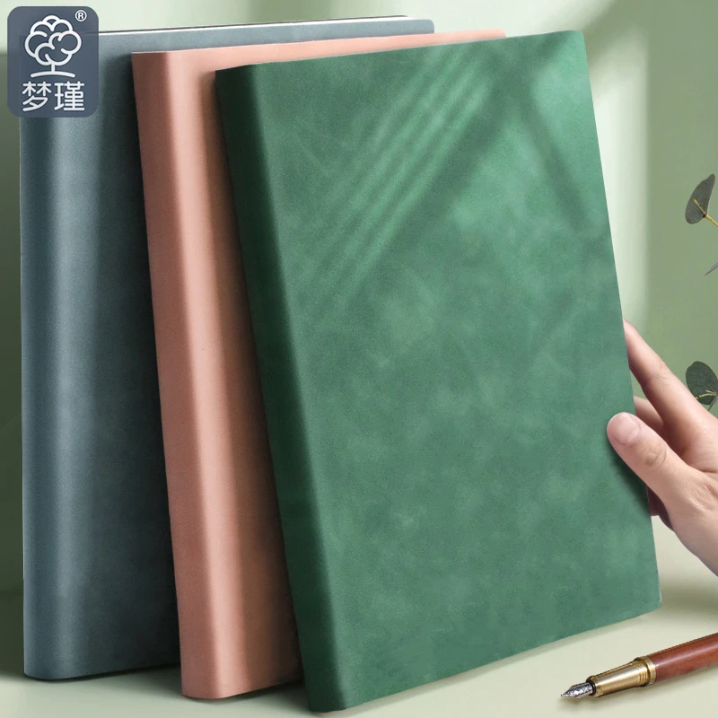 【福利】皮面本B5笔记本本子新款ins风简约大学生商务笔记本大学生