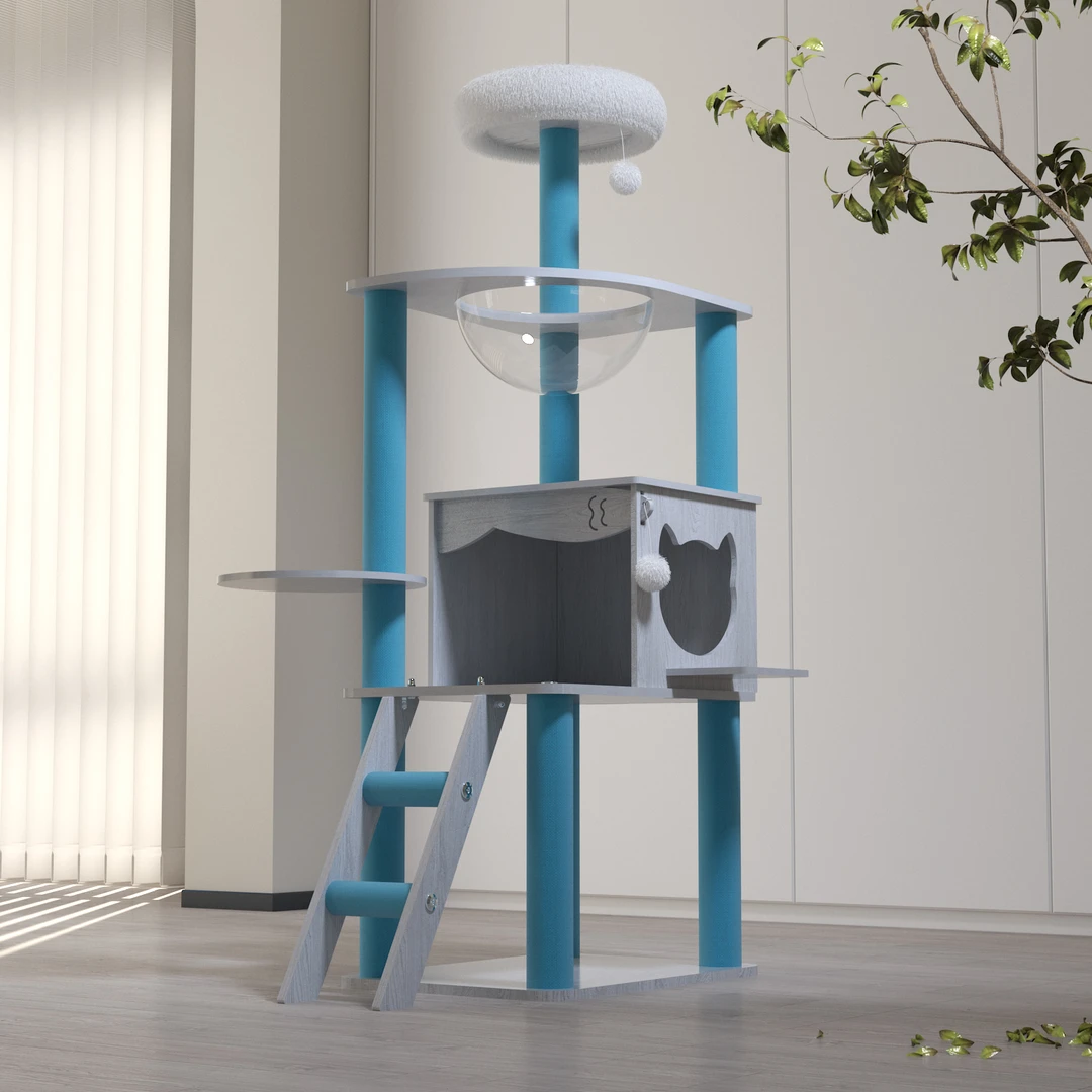 猫爬架一体猫窝猫树猫玩具不占地耐用猫咪用品海洋系列多层攀爬