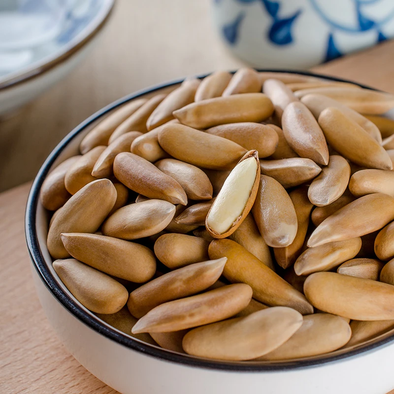 2023新货特大颗粒巴西松子250g/500g原味手剥松子散装5g现炒