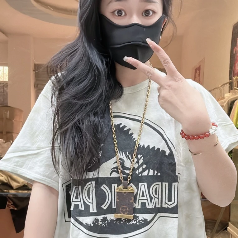 男女同款外贸扎染T恤扎染绿