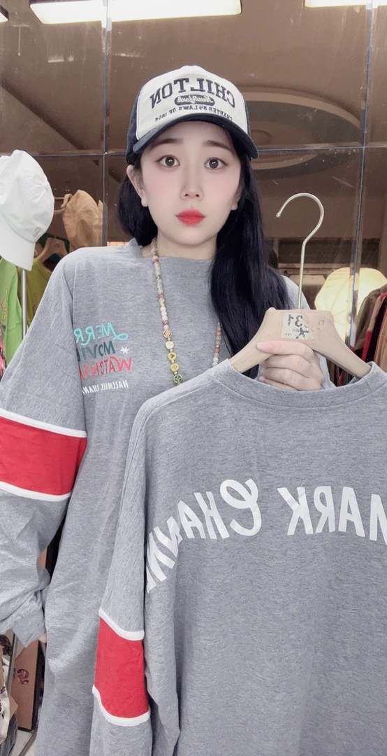 外贸男女同款灰色高品质棒球服长袖