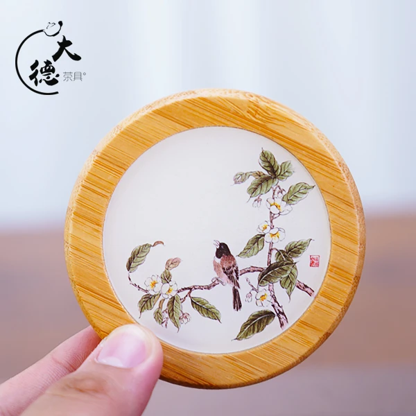 茶垫杯垫茶道隔热垫创意功夫茶具茶道配件茶托防烫杯托X100