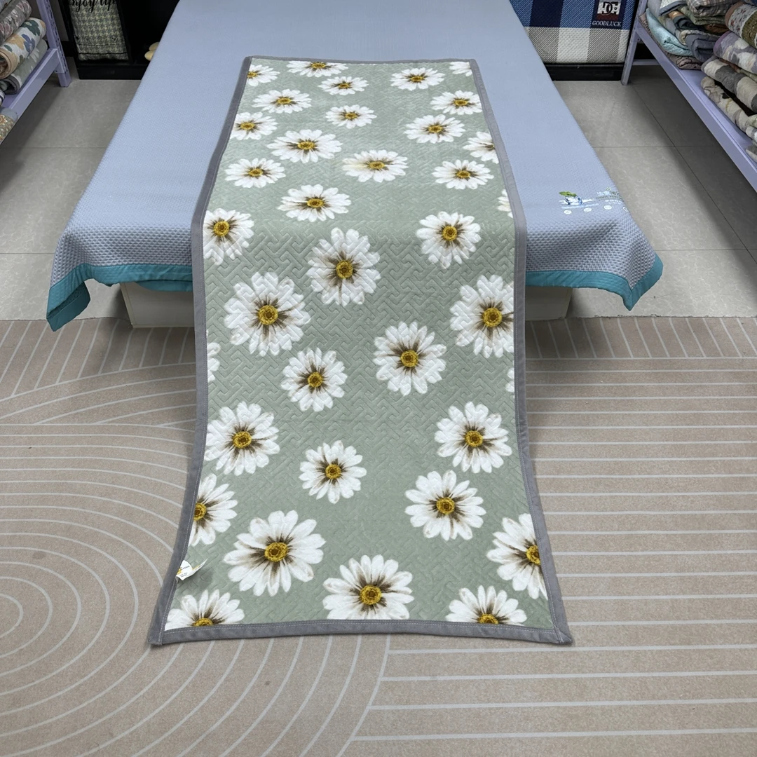 雏菊90*220cm宝宝绒床盖加厚秋冬沙发垫学生宿舍床垫过冬神器