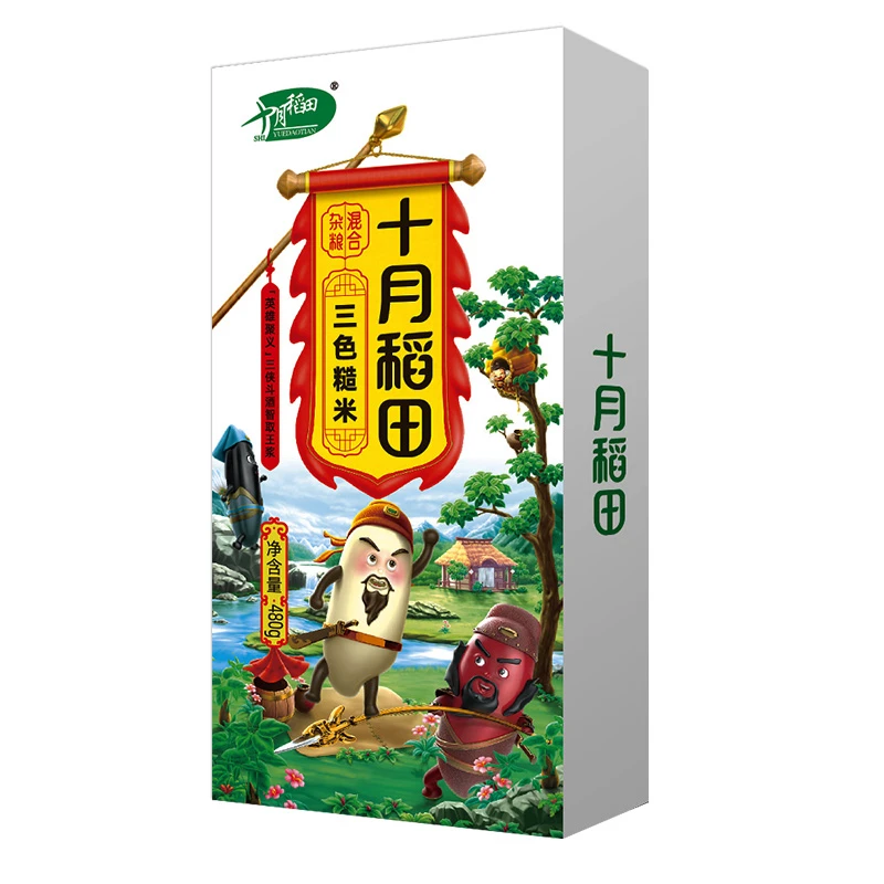 十月稻田 三色糙米 480g