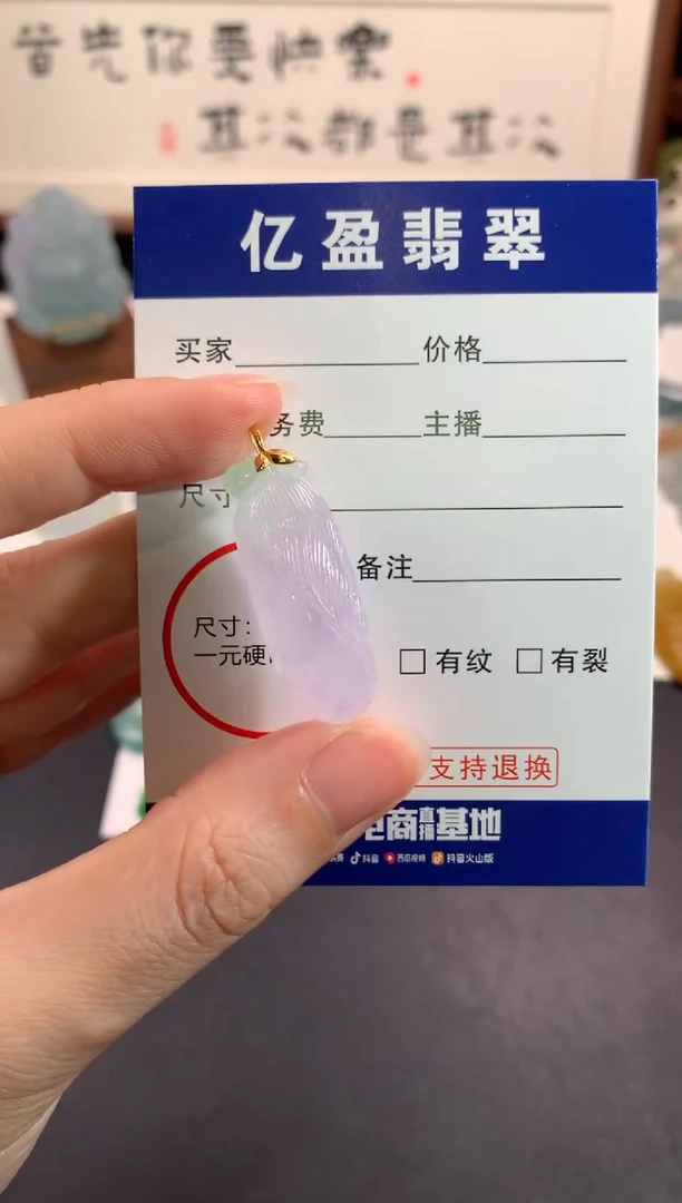 【闪购商品】翡翠颈饰18K金镶嵌0900322271