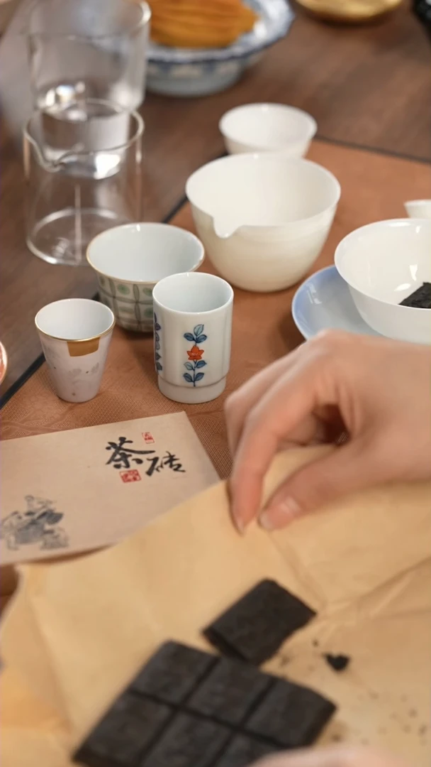 【闪购商品】瓷摆件茶砖@@YC0079