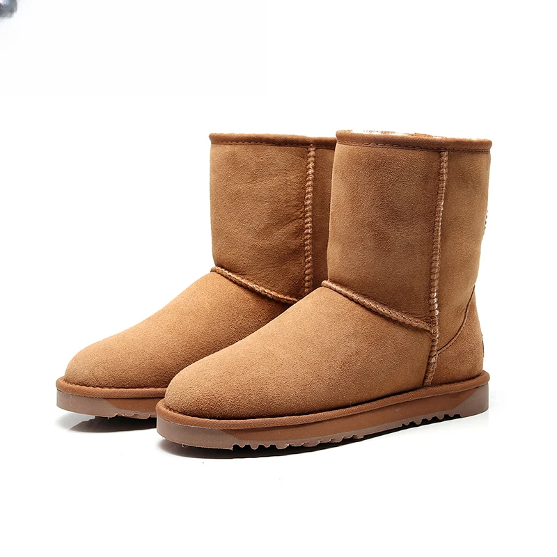 【大七口专属】TASMAN AUS雪地靴真皮加绒短靴平底女靴990225A