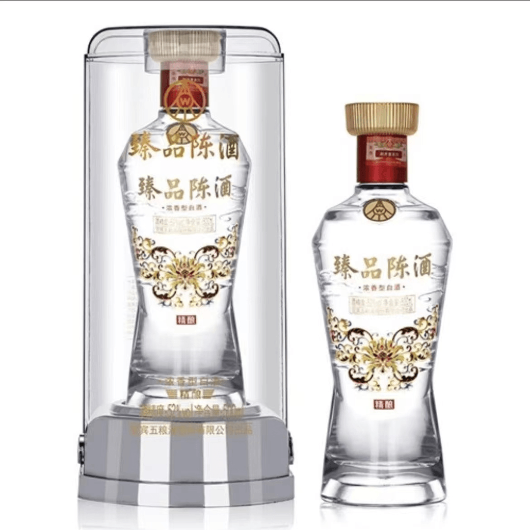 靠谱酒五粮臻品陈酒精酿 浓香型纯粮食白酒52度500ml