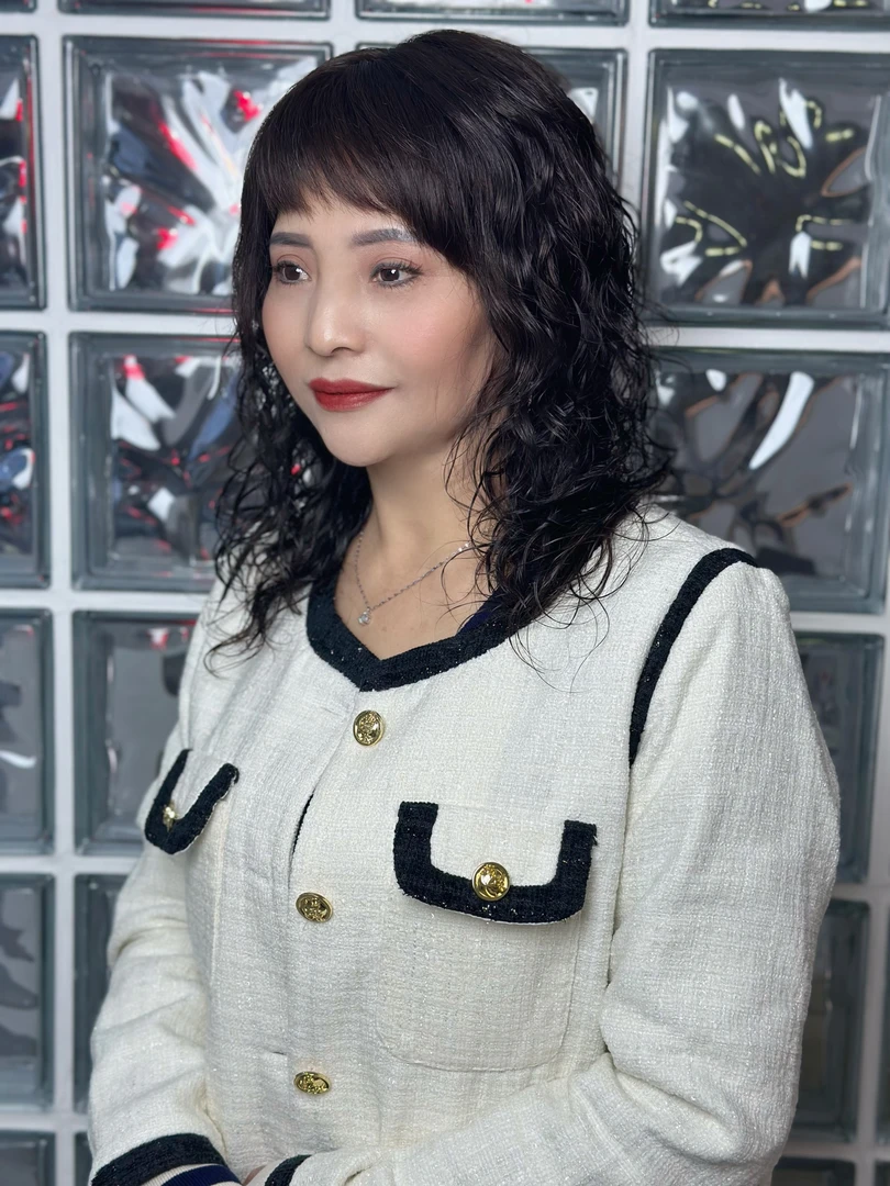 21号链接，嘉秀假发私人时尚圈圈卷，手工羊毛卷假发