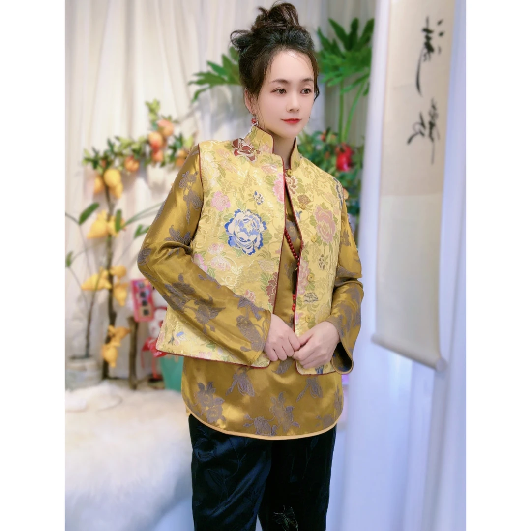 （织梦）云锦新中式马甲