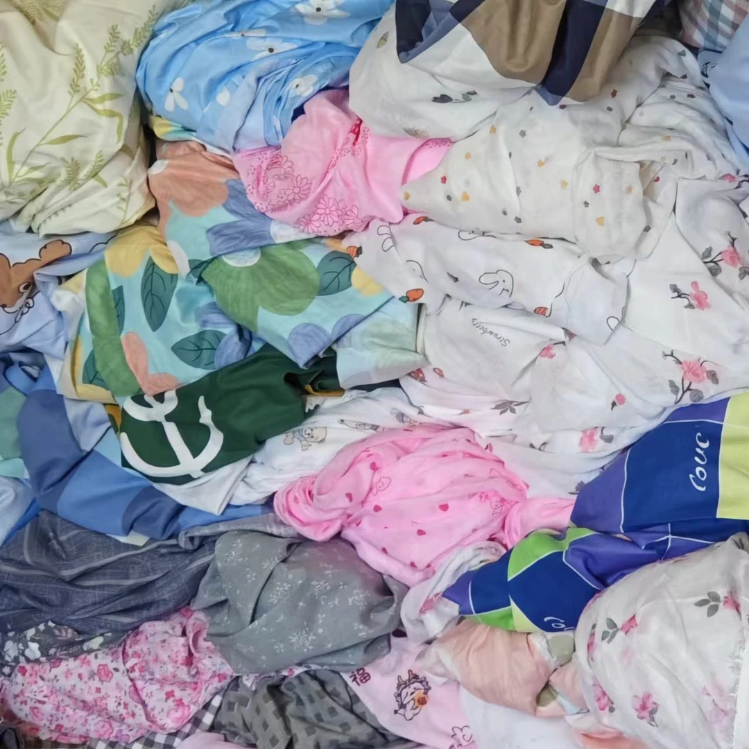 纯棉瑕疵布头A 平纹全棉印花亲肤透气 种花色 尺码误差5