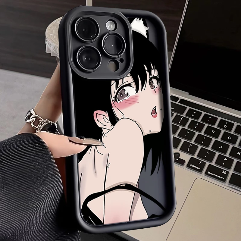 个性少女iphone15苹果壳14promax硅胶13pro网红12高级11全包X/XR