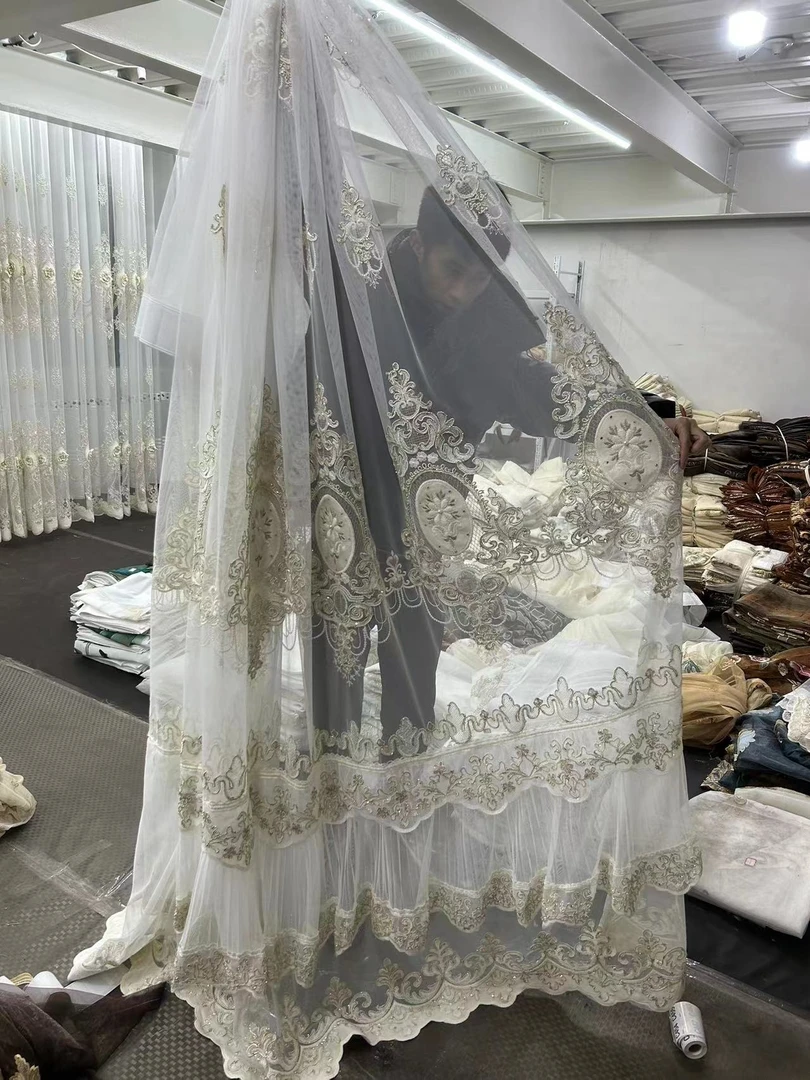 宇旺高端窗纱清货8007