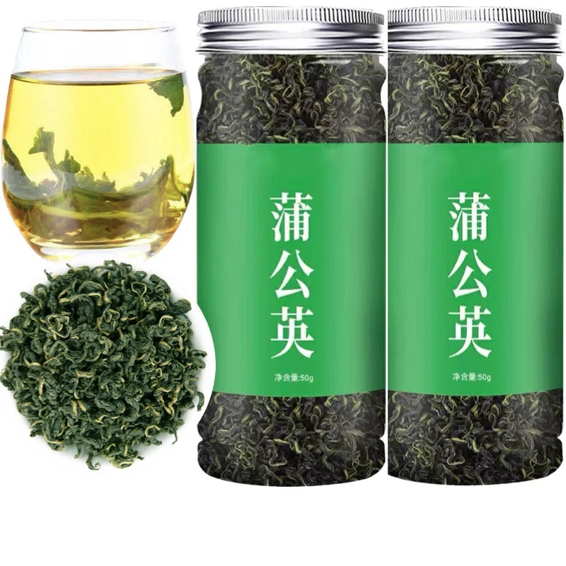 蒲公英茶婆婆丁泡水泡茶功效和作用手工新鲜无硫耐泡正品罐装50g