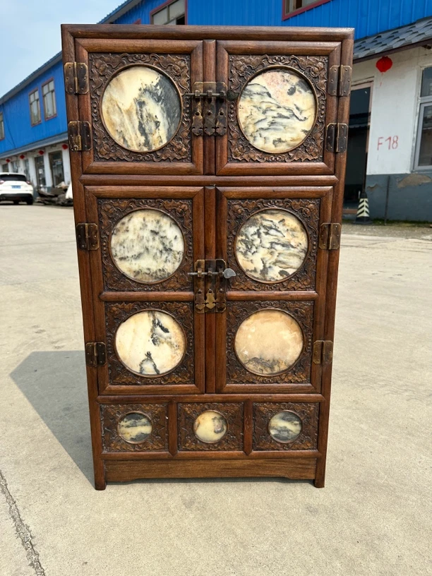 花梨木茶柜玄关柜复古摆件专用改链接