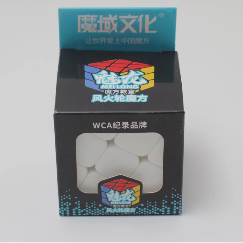 魔域文化 魅龙风火仑 移棱变幻金刚魔方彩色三阶异形益智玩具批发