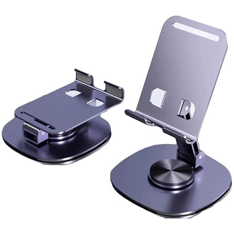 金属手机支架360°旋转多功能懒人可便携创意桌面平板支架通用折叠