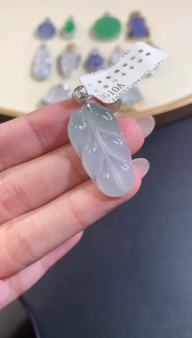 【闪购商品】翡翠吊坠(不含链)18K金镶嵌A127|498+0