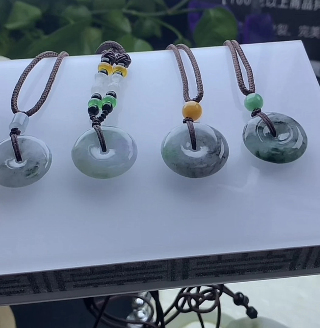 翡翠平安扣多样性发货J033