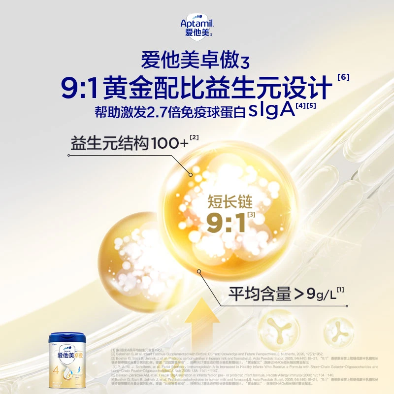 【达人专属】爱他美卓傲幼儿配方奶粉4段 24/30罐-A