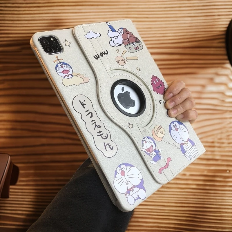 适用ipad11/10代11寸保护套10.2寸9.7壳散热iPad5/6/9360旋转皮套